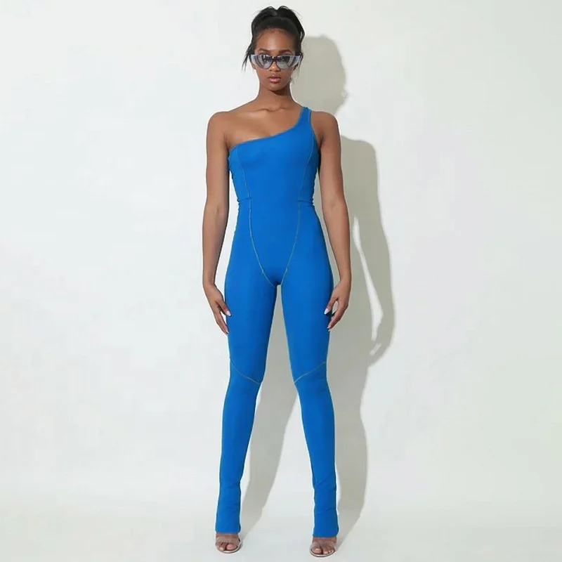 Summer Amazon hot sale new women's sleeveless one-shoulder sports fitness girls jumpsuit
Summer Amazon hot sale new women's sleeveless one-shoulder sports fitness girls jumpsuit
