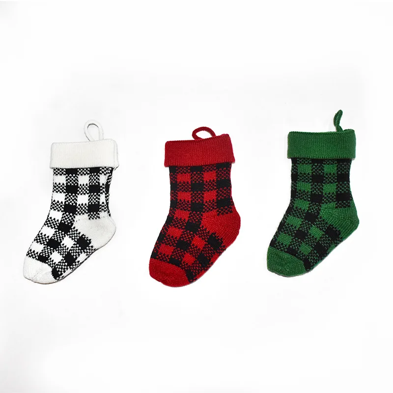 2021 New Christmas Decorations Knitted Plaid Small Christmas Socks Christmas Decoration Gift Socks
2021 New Christmas Decorations Knitted Plaid Small Christmas Socks Christmas Decoration Gift Socks