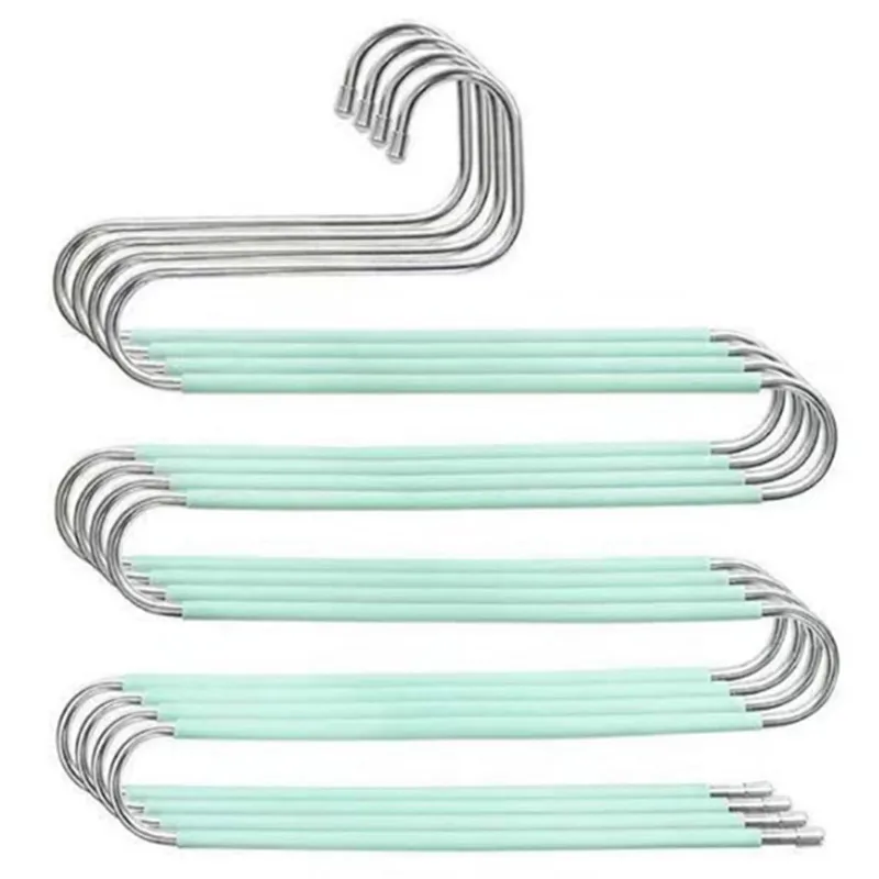 Multifunctional S-type Trouser Rack Clothing Hanger Stainless Steel Non-Slip Multi Layer Pants Rack 1pcs
Multifunctional S-type Trouser Rack Clothing Hanger Stainless Steel Non-Slip Multi Layer Pants Rack 1pcs