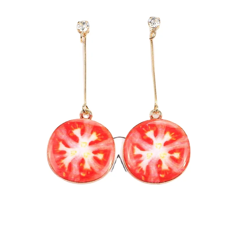 Casual Rhinestones Women Jewelry Modern Simple Female Earring Fruit Pendant Ear Clip
Casual Rhinestones Women Jewelry Modern Simple Female Earring Fruit Pendant Ear Clip