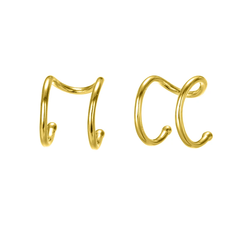JUJIE Fashionable And Popular Korean Style Small Chic Stainless Steel Simple Design Hollow Clip Girl's Earrings Customization
JUJIE Fashionable And Popular Korean Style Small Chic Stainless Steel Simple Design Hollow Clip Girl's Earrings Customization