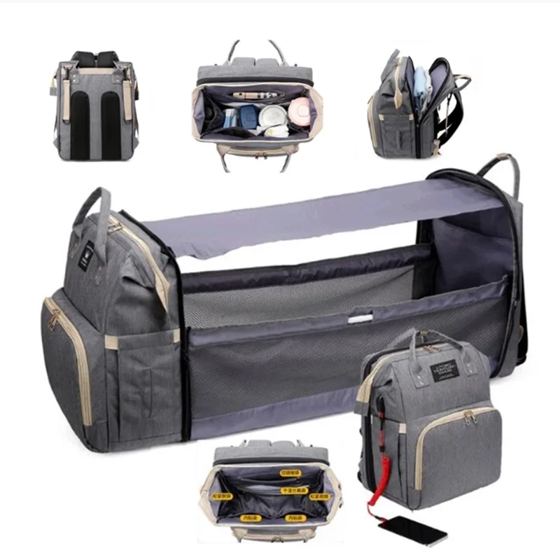 2021 Best Selling Waterproof lequeen Baby Diaper Bag bed Multi-Function Mommy Travel Backpack Nappy Bag bed, Customized colors
2021 Best Selling Waterproof lequeen Baby Diaper Bag bed Multi-Function Mommy Travel Backpack Nappy Bag bed, Customized colors