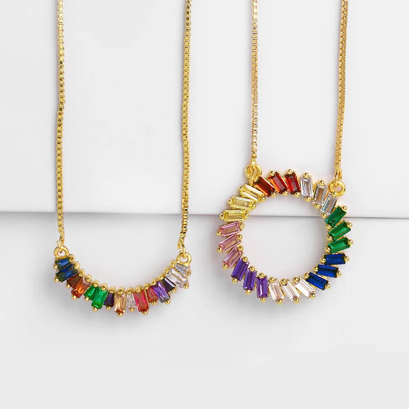 2021 Sailing Jewelry Round Disc Enamel Necklace For Women Gold Colorful CZ Round Disc Pendant Necklace
2021 Sailing Jewelry Round Disc Enamel Necklace For Women Gold Colorful CZ Round Disc Pendant Necklace
