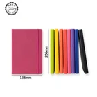 Printed journal fabric covered blank book hardcover promotional elastic notebook