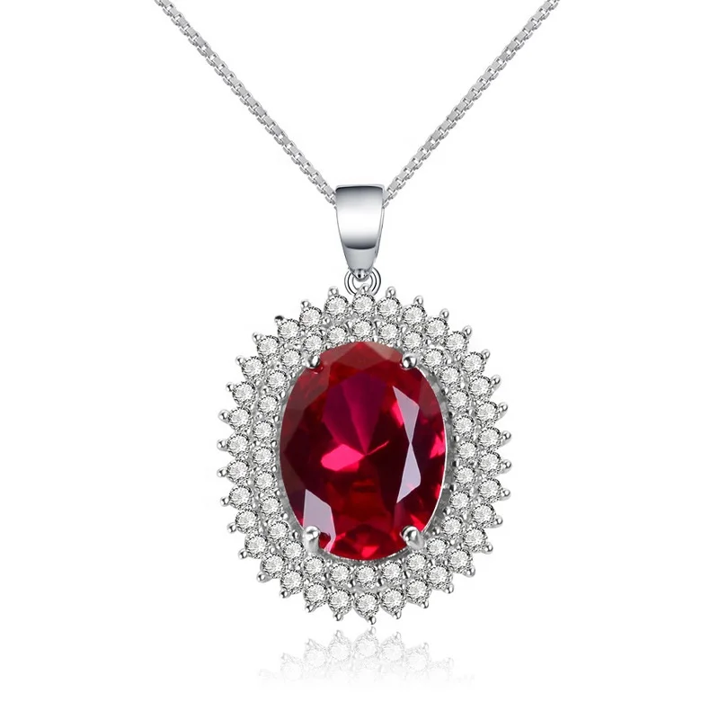 Top Quality Big Ocean Red Cubic Zircon Chain Pendant Necklace Engagement Jewelry for Women
Top Quality Big Ocean Red Cubic Zircon Chain Pendant Necklace Engagement Jewelry for Women