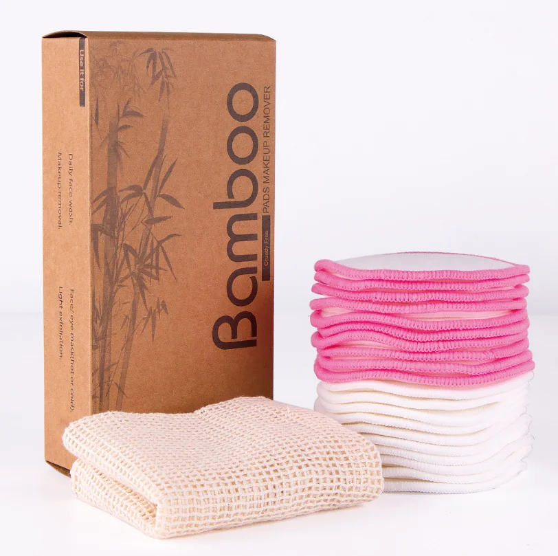 High Quality Eco-frirndly Organic Superfine Bamboo Fiber Reusable Makeup Remover Pads Set
High Quality Eco-frirndly Organic Superfine Bamboo Fiber Reusable Makeup Remover Pads Set