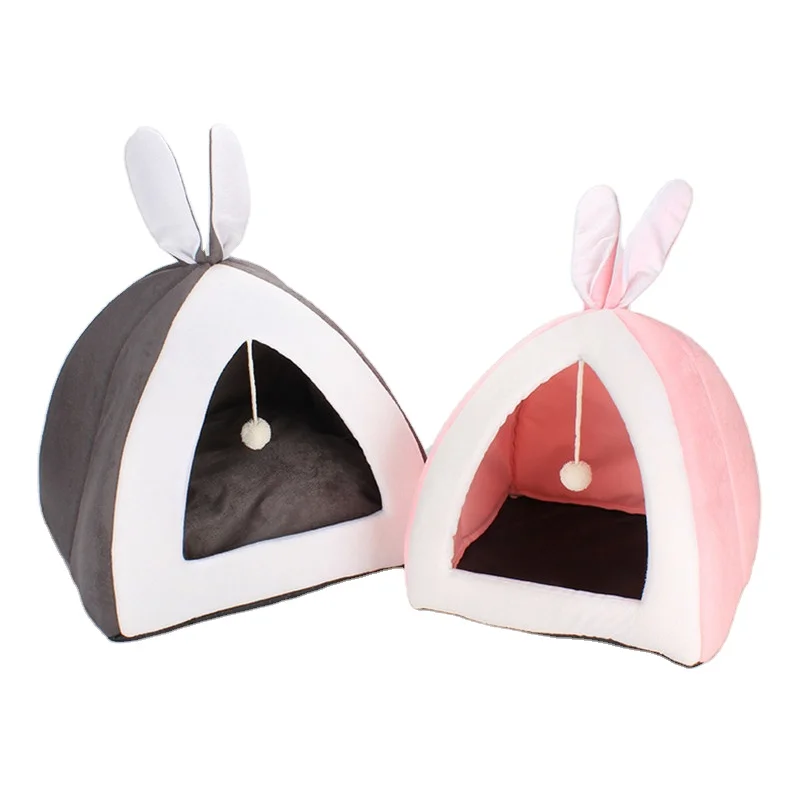 Pet Cat Bed Indoor Kitten House Warm Small for cats Dogs Nest Collapsible Cat Cave Cute Sleeping Mats Winter Products, Gray pink
Pet Cat Bed Indoor Kitten House Warm Small for cats Dogs Nest Collapsible Cat Cave Cute Sleeping Mats Winter Products, Gray pink