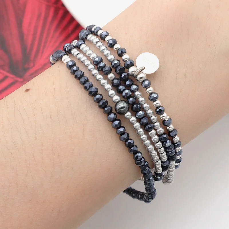 Handmade girls kids OEM jewelry set Custom glass crystal accessories bracelet charms beads bracelets bangles, Silver
Handmade girls kids OEM jewelry set Custom glass crystal accessories bracelet charms beads bracelets bangles, Silver