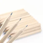 2020 Promotional Cheap Custom Logo Bulk 3.5 inch Cheap Hexagonal Mini Soft Wood Natural Wood Golf Pencil