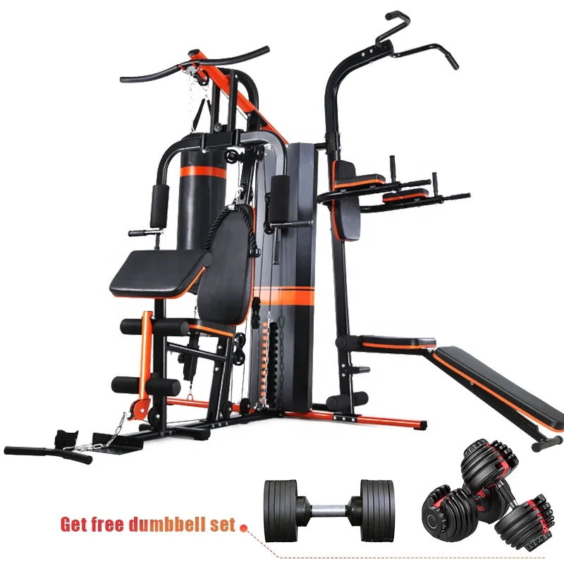 SD-705A Promotion products home fitness equipment 3 stations multi gym with adjustable dumbbell
SD-705A Promotion products home fitness equipment 3 stations multi gym with adjustable dumbbell