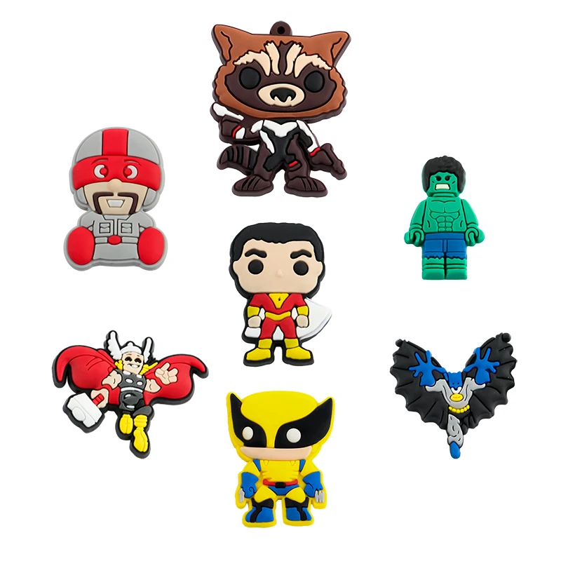 Shoe Accessories Decorations Garden Super Hero Cartoon Pvc Shoe Flower Clog Cute Decorations Shoe Charm, Customized color
Shoe Accessories Decorations Garden Super Hero Cartoon Pvc Shoe Flower Clog Cute Decorations Shoe Charm, Customized color
