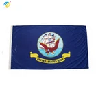 high quality double stitch polyester united states navy US flag