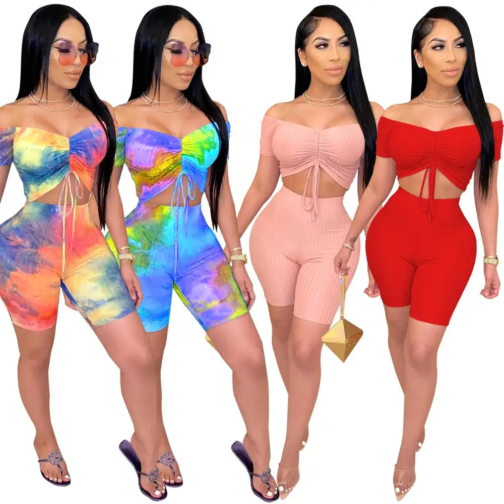 Printed Women 2 Piece Set Crop Top and Biker Shorts Women Summer Outfits Two Piece Set Women Clothing
Printed Women 2 Piece Set Crop Top and Biker Shorts Women Summer Outfits Two Piece Set Women Clothing