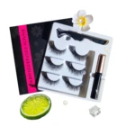 shandong wholesale mink magnetic false eyelash packaging box