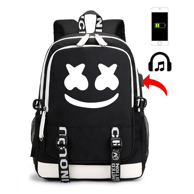 Hot Unisex Fashion outdoor teenagers' luminous backpack with usb charger port
Hot Unisex Fashion outdoor teenagers' luminous backpack with usb charger port