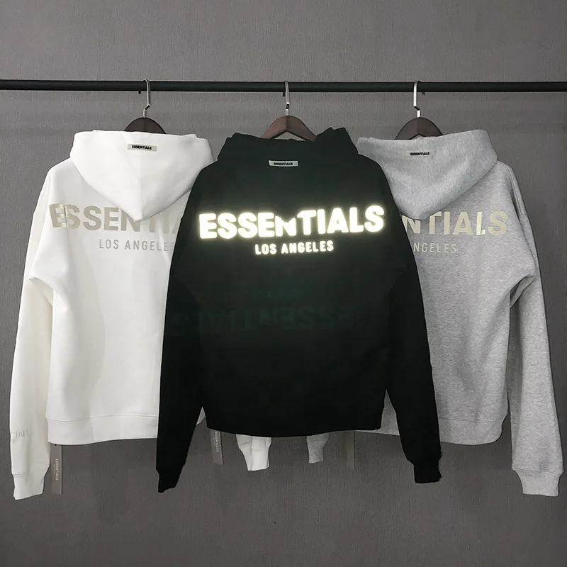 Essentials FOG OG Hoodies Hip Hop Streetwear Los Angeles Limited Hoodie Double Line Reflective Letter Embroidered Hoodie Tops, Black/white/gray
Essentials FOG OG Hoodies Hip Hop Streetwear Los Angeles Limited Hoodie Double Line Reflective Letter Embroidered Hoodie Tops, Black/white/gray