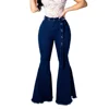Wholesale Women Jeans Bell Bottom high waist Denim Jeans