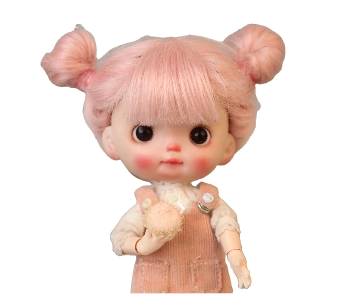 High quality lees 1/8 BJD&Kurhn doll wig Mohair fiber Double ball head for 14-15cm diameter doll
High quality lees 1/8 BJD&Kurhn doll wig Mohair fiber Double ball head for 14-15cm diameter doll