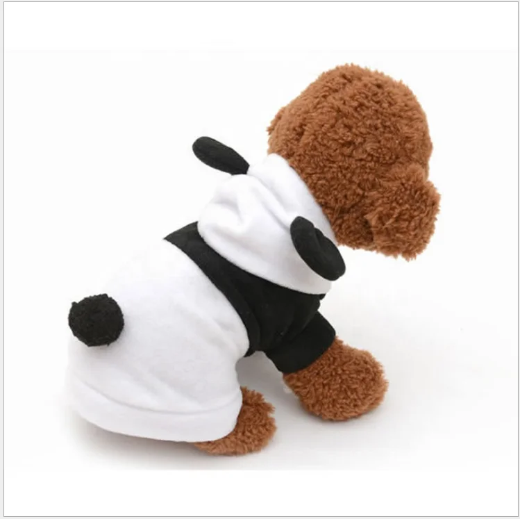 Fleece Fashion Dog Hoodie Panda Print Warm Dog Clothes Autumn Winter Small Dog Cute Hoodie, White 
Fleece Fashion Dog Hoodie Panda Print Warm Dog Clothes Autumn Winter Small Dog Cute Hoodie, White