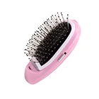 High quality magic Scalp Massager ionic Electric Mini Plastic Round Personalized Hair Comb