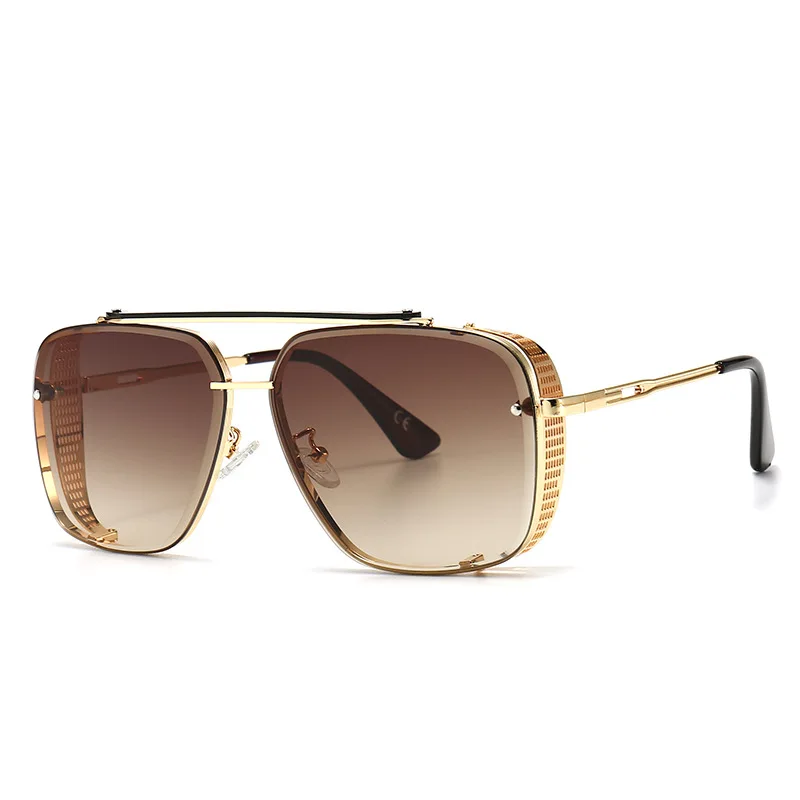 Customized oversized retro square metal frame UV400 shopping fashion sunglasses 2021, Custom colors
Customized oversized retro square metal frame UV400 shopping fashion sunglasses 2021, Custom colors