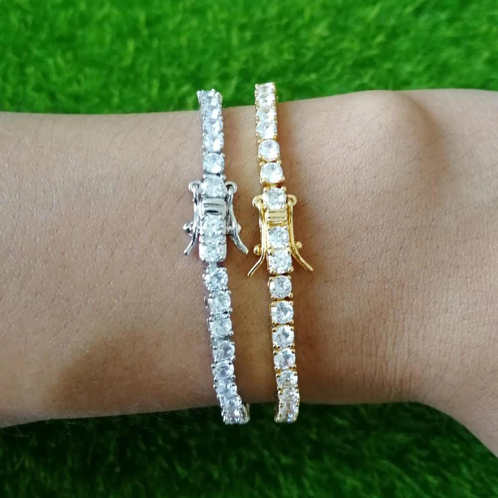 BB019 3mm 7" 8" Bracelet CZ Tennis Chain brass 1Row Ice out Unisex Bling Bling Hip hop Jewelry
BB019 3mm 7" 8" Bracelet CZ Tennis Chain brass 1Row Ice out Unisex Bling Bling Hip hop Jewelry