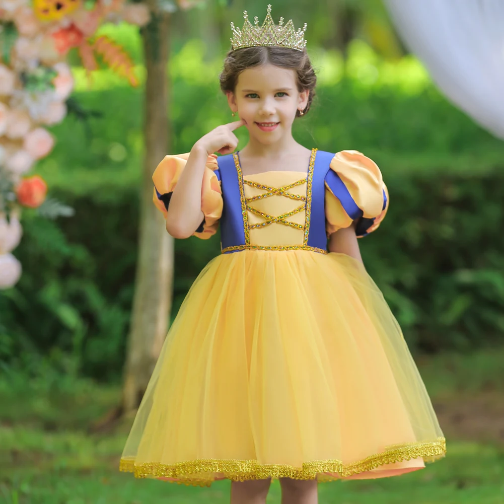 Yellow Halloween Princess Dress for girl 2-10 year lovely baby girls dress designs for wedding birthday dress for girl 2-10 year
Yellow Halloween Princess Dress for girl 2-10 year lovely baby girls dress designs for wedding birthday dress for girl 2-10 year