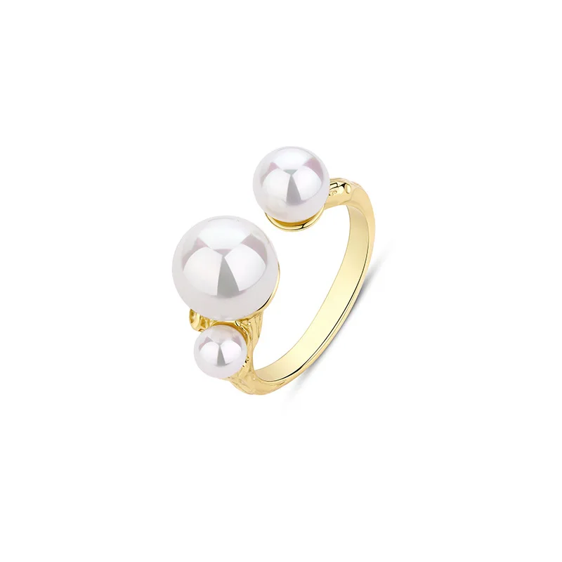Women French Fashion Luxury Designer Fine Jewelry Shell Beads 925 Sterling Silver Open Rings, 18k gold
Women French Fashion Luxury Designer Fine Jewelry Shell Beads 925 Sterling Silver Open Rings, 18k gold