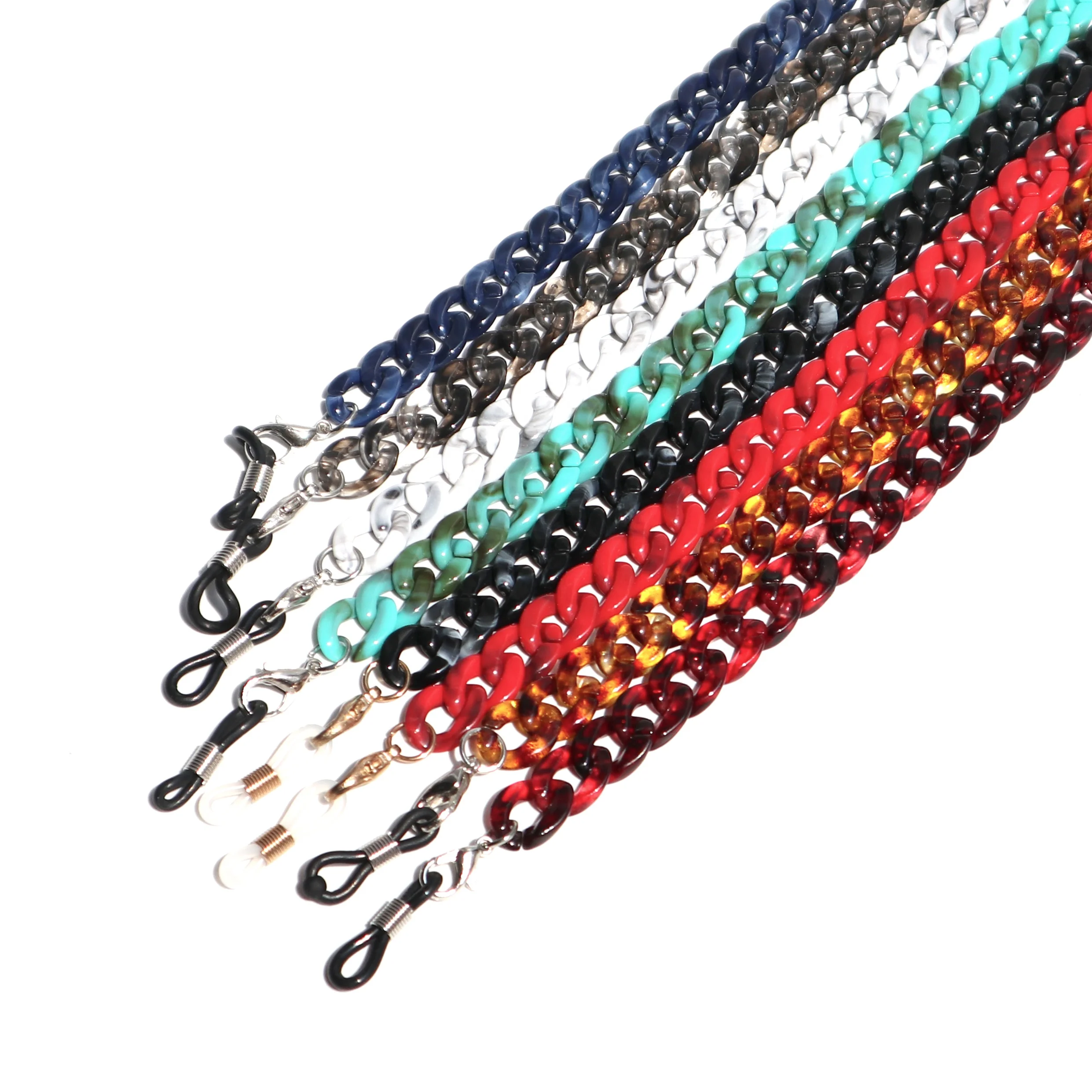 Vintage Customized Glasses Cord Fashion Chain for Glasses Acrylic Chunky Chain Eyeglasses Ready Stock Eyeglass Accessories, Customized color 
Vintage Customized Glasses Cord Fashion Chain for Glasses Acrylic Chunky Chain Eyeglasses Ready Stock Eyeglass Accessories, Customized color