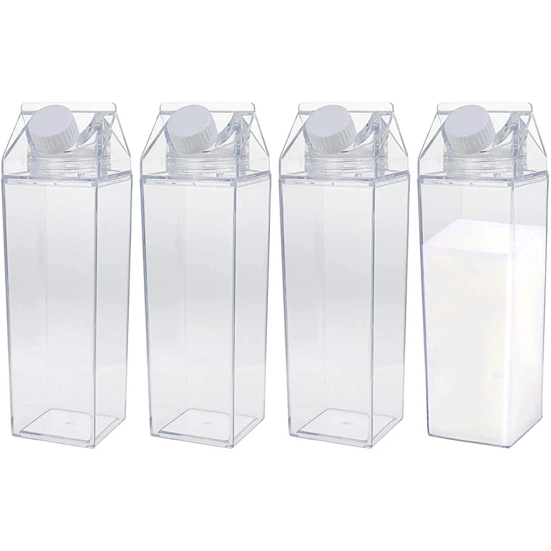 Wholesale Price Reusable Large Capacity Eco-friendly Clear Plastic Acrylic Milk Carton Water Bottle with Lid
Wholesale Price Reusable Large Capacity Eco-friendly Clear Plastic Acrylic Milk Carton Water Bottle with Lid