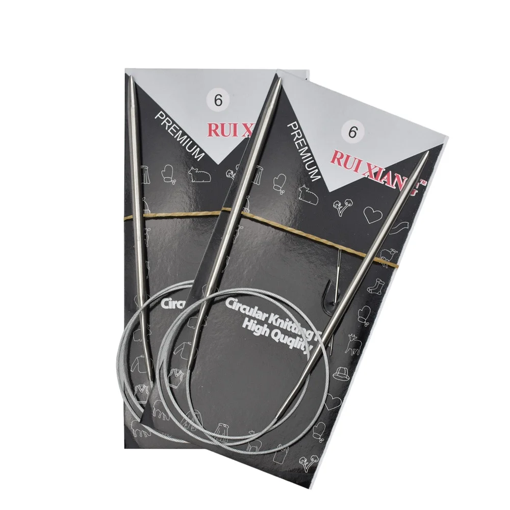 High Quality 1.5-5.0MM Stainless Steel Circular Knitting Needles
High Quality 1.5-5.0MM Stainless Steel Circular Knitting Needles