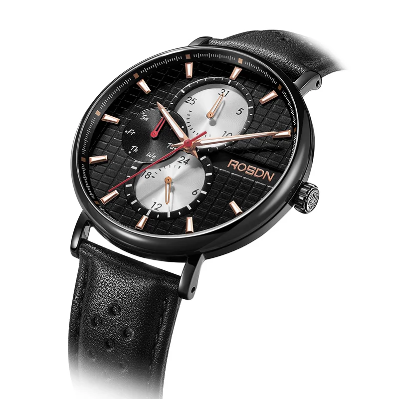 OEM Leather Strap Classic Quartz Hands Watch Waterproof Latest Japan Quartz Chrono Watch Custom Quartz Men Watch For Sale
OEM Leather Strap Classic Quartz Hands Watch Waterproof Latest Japan Quartz Chrono Watch Custom Quartz Men Watch For Sale
