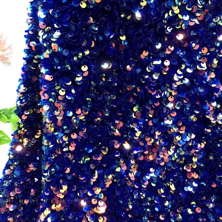 2020 fancy sequins embroidered african velvet lace fabric, As picture or customized 
2020 fancy sequins embroidered african velvet lace fabric, As picture or customized