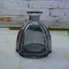Wholesale beautiful sapyed glass bottle used for perfume and essential