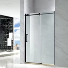 Tempered Door Glass Shower Aluminum Frame Extend Temporary Tempered Door Glass Shower Door