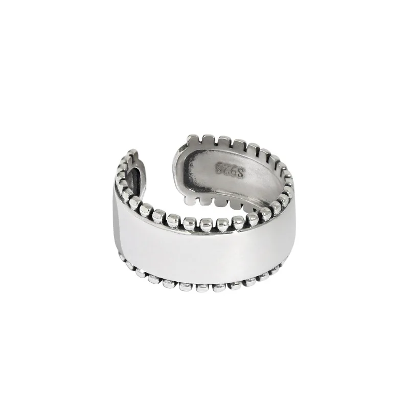 InsS925 Sterling Silver Niche Cold Wind Texture Retro Distressed Round Bead Wide Face Open Ring Female
InsS925 Sterling Silver Niche Cold Wind Texture Retro Distressed Round Bead Wide Face Open Ring Female
