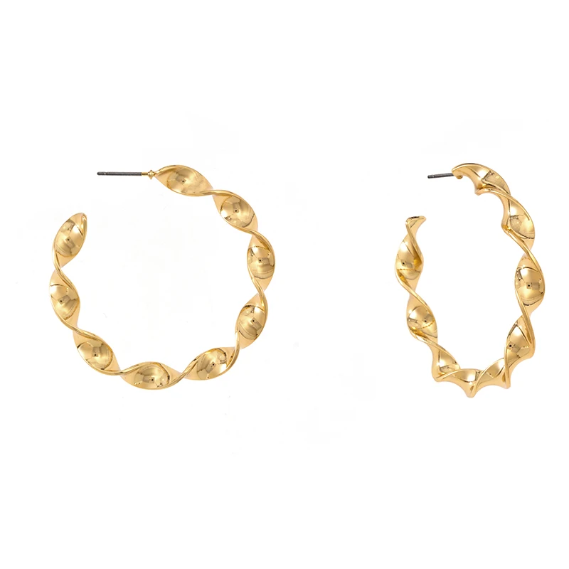 18K Gold Plated Twist Earrings Round Hoop Earrings in Gold filed Jewelry , Hoop Gold Plated Jewelry
18K Gold Plated Twist Earrings Round Hoop Earrings in Gold filed Jewelry , Hoop Gold Plated Jewelry