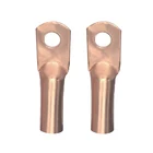 Copper uninsulated crimp crimp terminal connector