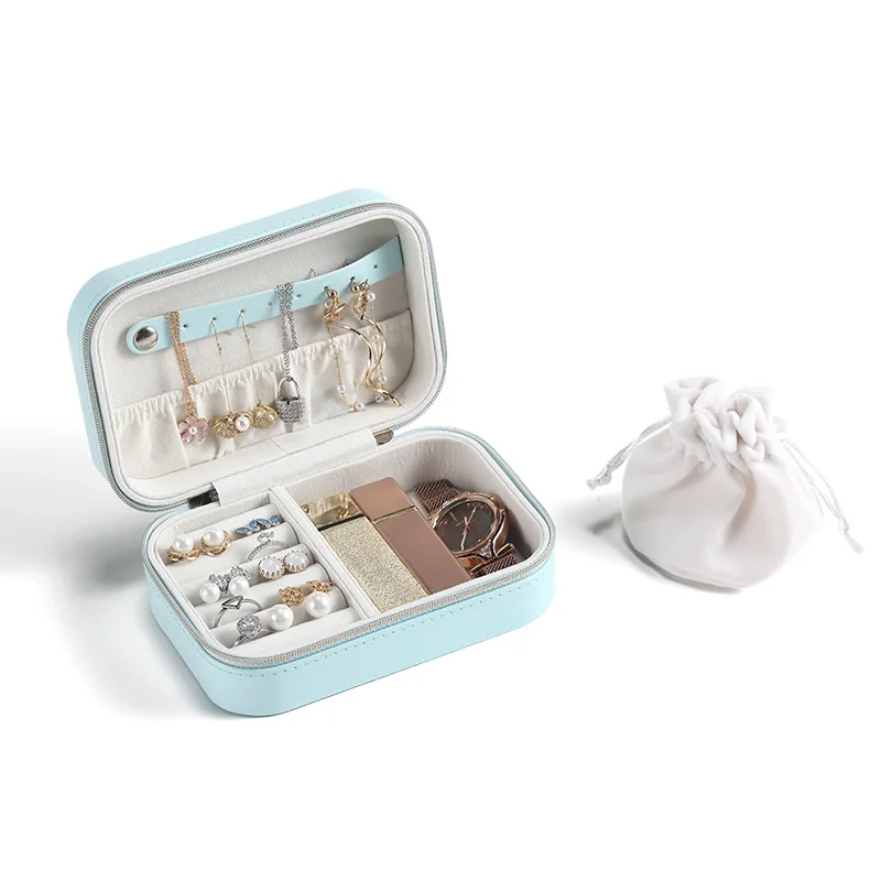 Wholesale PU Leather Small Travel Jewelry Box Organizer Mini Bag Portable Velvet Necklace Ring Earring Jewellery Case Storage
Wholesale PU Leather Small Travel Jewelry Box Organizer Mini Bag Portable Velvet Necklace Ring Earring Jewellery Case Storage