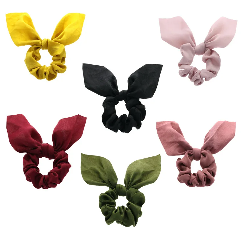 Hot sale New rabbit ears bunny hair rope large intestine circle hair satin cloth female headdress, Colored
Hot sale New rabbit ears bunny hair rope large intestine circle hair satin cloth female headdress, Colored