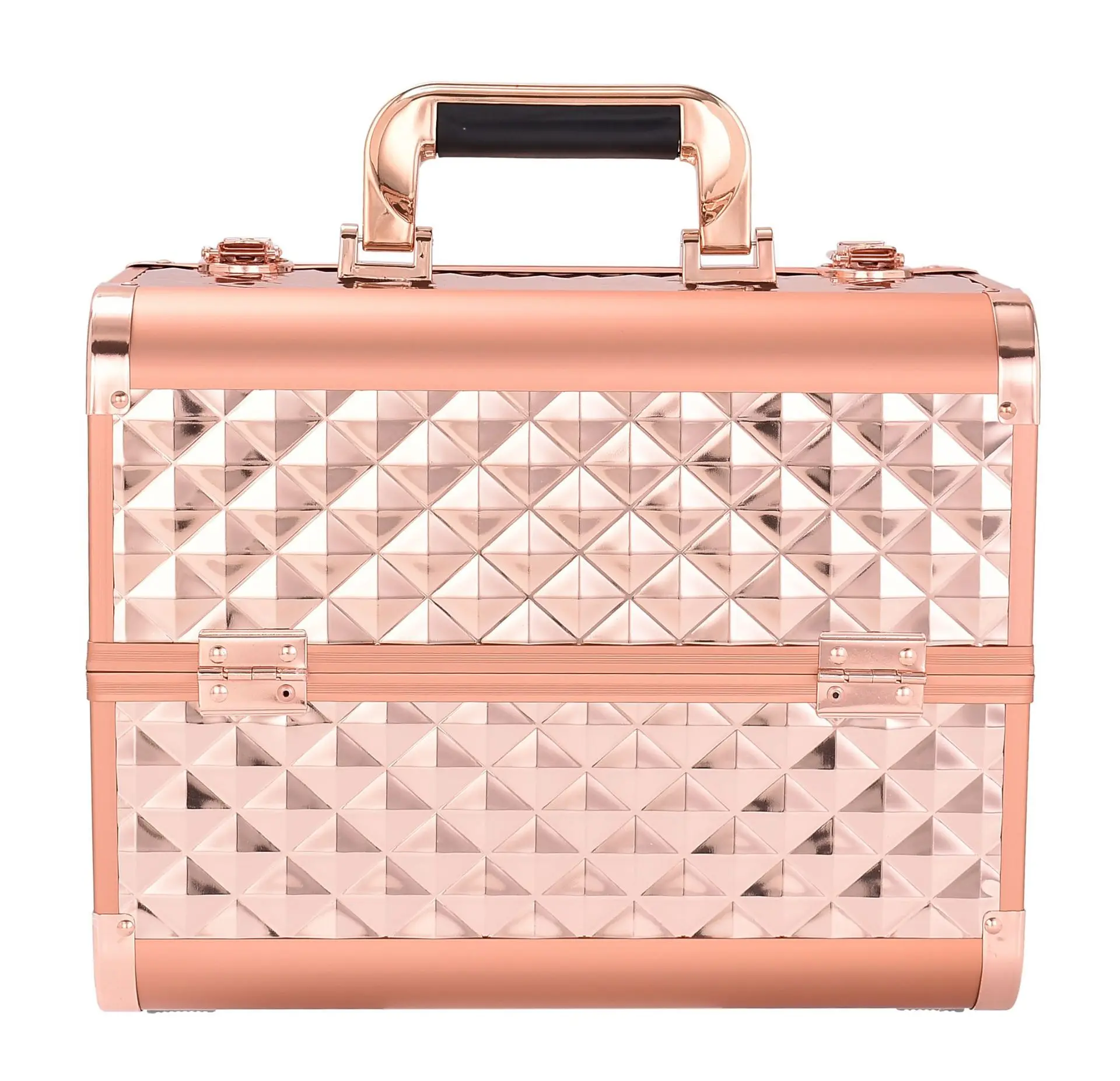 Champagne Plaid Aluminum Makeup Storage Case Large Capacity Beauty Tools Suitcase Makeup Organizer
Champagne Plaid Aluminum Makeup Storage Case Large Capacity Beauty Tools Suitcase Makeup Organizer