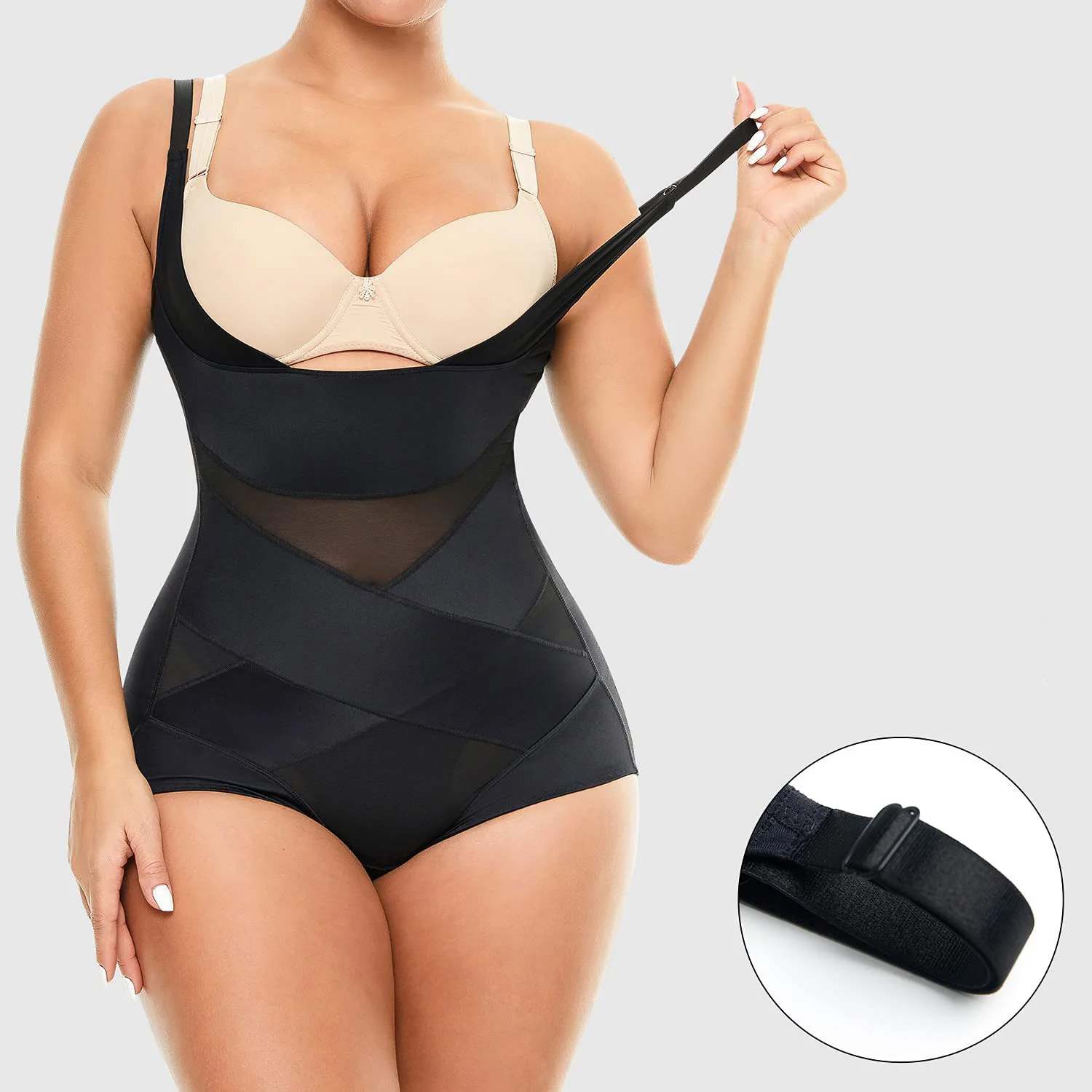 mesh corset lingerie 2021 postpartum support elastic shapers for women, Black, beige
mesh corset lingerie 2021 postpartum support elastic shapers for women, Black, beige