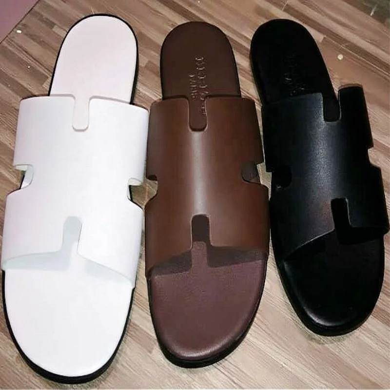 2021 Spring/Summer New Men's Leather Slippers Casual Beach Sandals European and American Large Size Wholesale, White,black,brown
2021 Spring/Summer New Men's Leather Slippers Casual Beach Sandals European and American Large Size Wholesale, White,black,brown