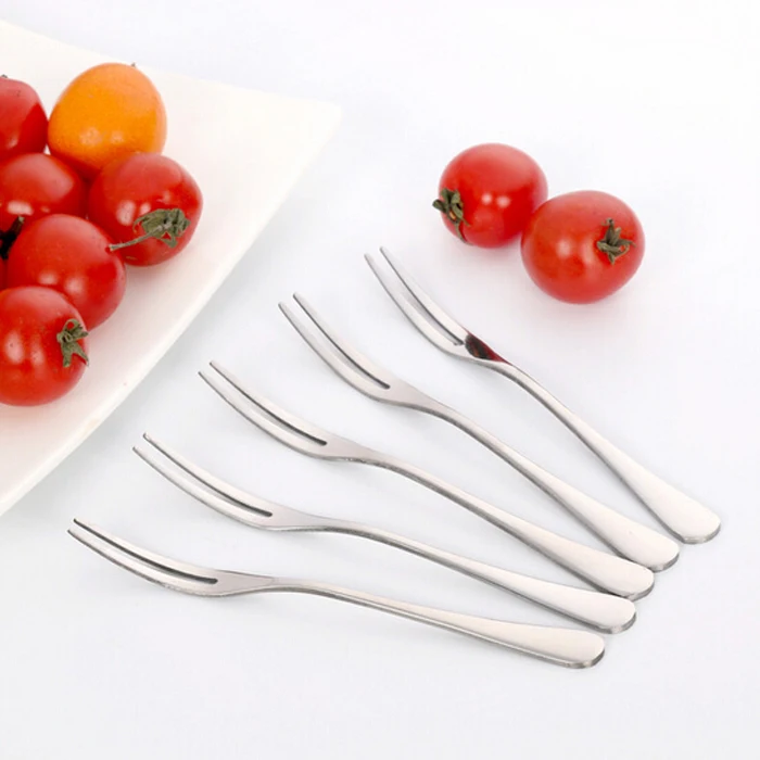 High Quality Restaurant Small Stainless Steel Fruit Fork Silver Metal Reusable Dessert Salad Fork
High Quality Restaurant Small Stainless Steel Fruit Fork Silver Metal Reusable Dessert Salad Fork