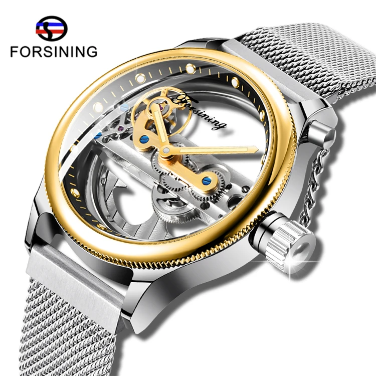 Creative Design Stainless Steel Band Transparent Case Automatic Mechanical Watch Men Luxury FORSINING 171 Skeleton Watches
Creative Design Stainless Steel Band Transparent Case Automatic Mechanical Watch Men Luxury FORSINING 171 Skeleton Watches