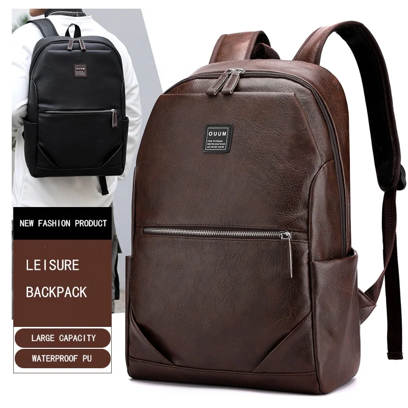 Wholesale Waterproof casual business men pu backpack school bag, Black,dark brown,light brown
Wholesale Waterproof casual business men pu backpack school bag, Black,dark brown,light brown
