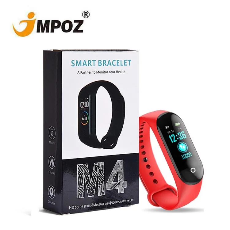 Best Selling Color Display M4 M5 smart bracelet sports meter smart step bracelet blood pressure heart rate online Smart watch
Best Selling Color Display M4 M5 smart bracelet sports meter smart step bracelet blood pressure heart rate online Smart watch