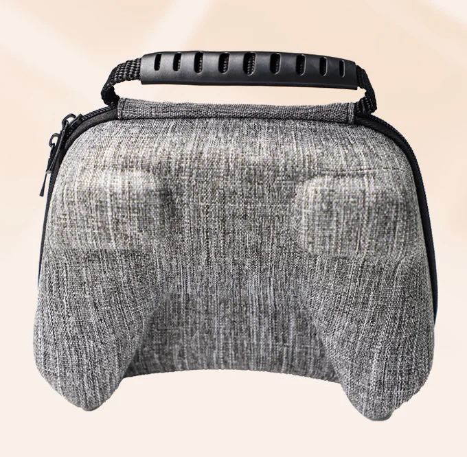 New protective hard shell case waterproof EVA handbag For PS5 controller storage bag, Black grey
New protective hard shell case waterproof EVA handbag For PS5 controller storage bag, Black grey