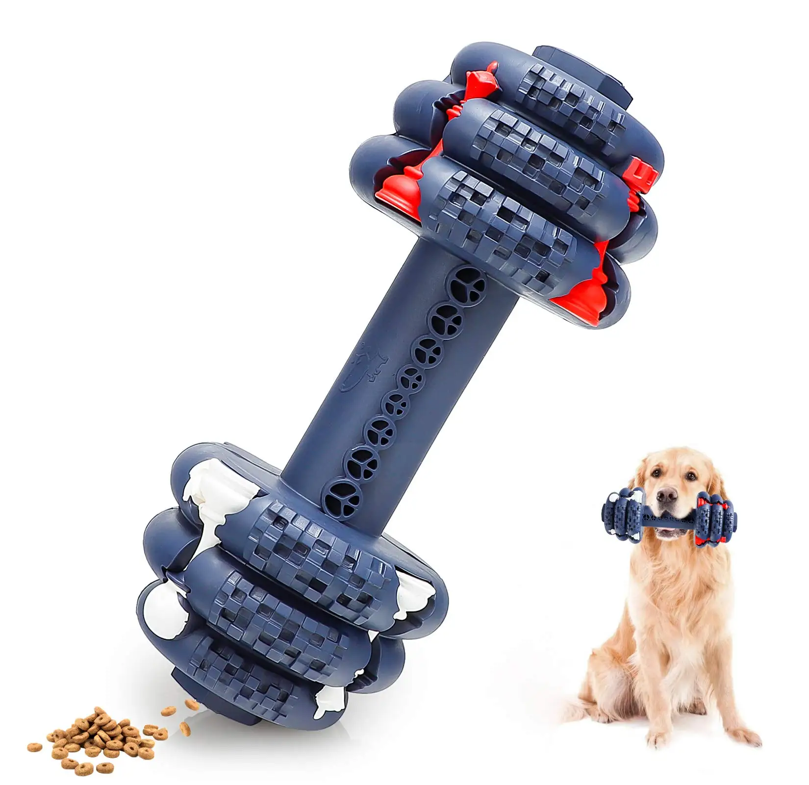Custom New Round Dumbbell Decompression Non Toxic Rubber Pet Dog Chew Toys For Puppies
Custom New Round Dumbbell Decompression Non Toxic Rubber Pet Dog Chew Toys For Puppies