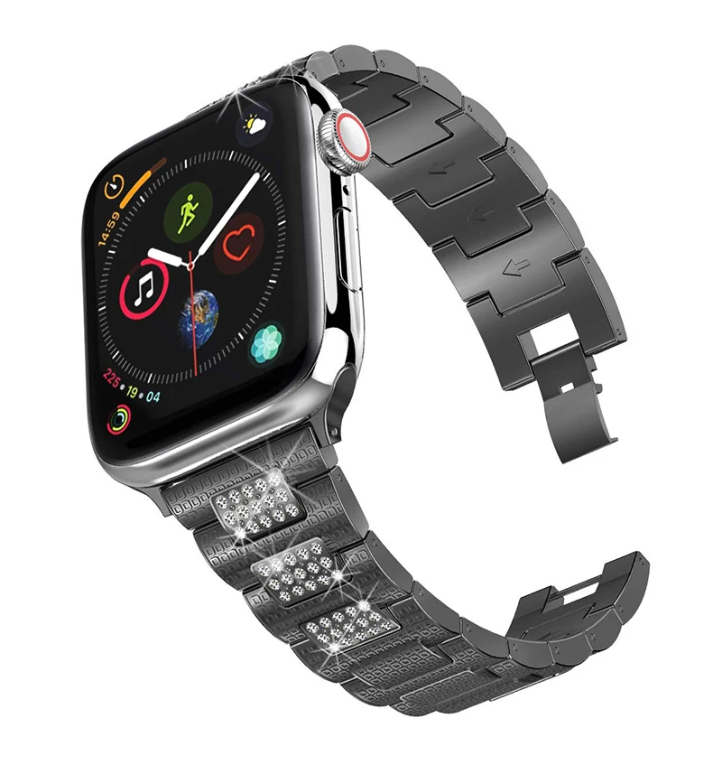 bling bling diamond Stainless Steel Watch Band for iWatch, watch band metal Strap Magnetic For Apple Watch Series 6 5 4 3 2 1 
bling bling diamond Stainless Steel Watch Band for iWatch, watch band metal Strap Magnetic For Apple Watch Series 6 5 4 3 2 1